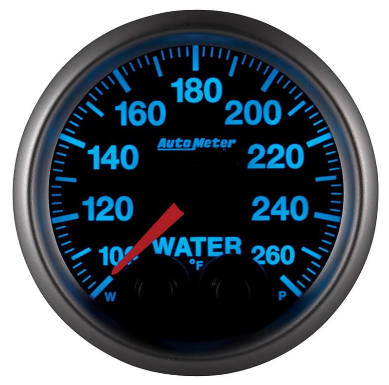 Autometer Elite 52mm 100-260 Degrees F Water Temperature Peak and Warn Gauge w/ Electronic Control