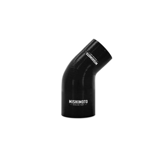 Mishimoto MMCP-R45-2530BK 2.5in to 3in 45 Degree Silicone Coupler - Black