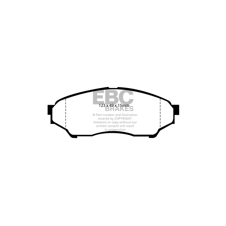 EBC PD40K1341 Mitsubishi Shogun Pinin Ultimax Pad & Plain Disc Kit - Akebono Caliper 2 | ML Performance UK Car Parts