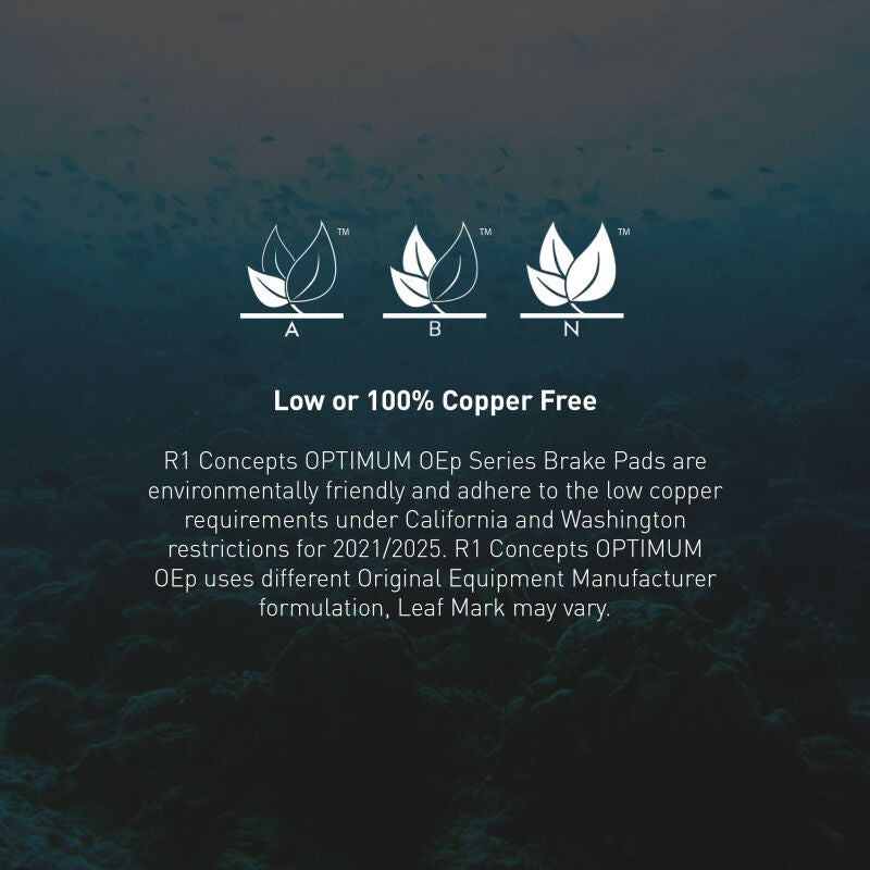 R1 Concepts R1 96-00 BMW Z3 Rear Optimum OE Pads & Hardware Kit