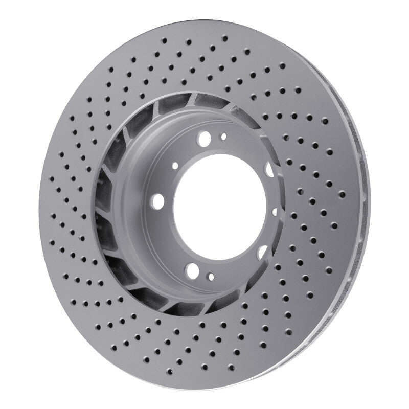 DFC 98-12 Porsche 911 Right Front Drilled Hi-Carbon Alloy Geomet Coated Rotor