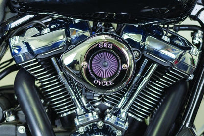S&S Cycle 2017+ M8 Models Stealth Air Stinger Kit w/ Chrome Teardrop