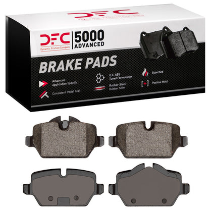 DFC 05-16 BMW 120i (Mexico) Rear 5000 Advanced Low Metallic Brake Pads