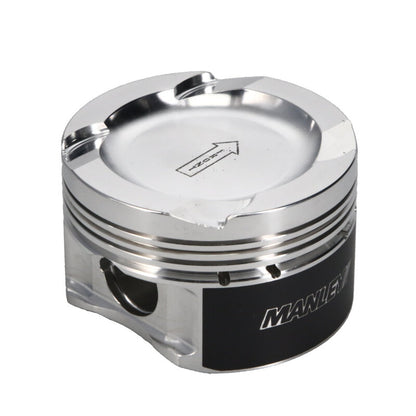 Manley Performance Manley BMW N54B30 32cc Platinum Series Dish Extreme Duty Piston Set - 84.5mm Bore