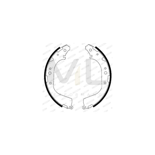 Ferodo Premier FSB4105 Brake Shoe Set for Nissan Patrol Gr IV Off-Road (Y60, Gr) With Accessories