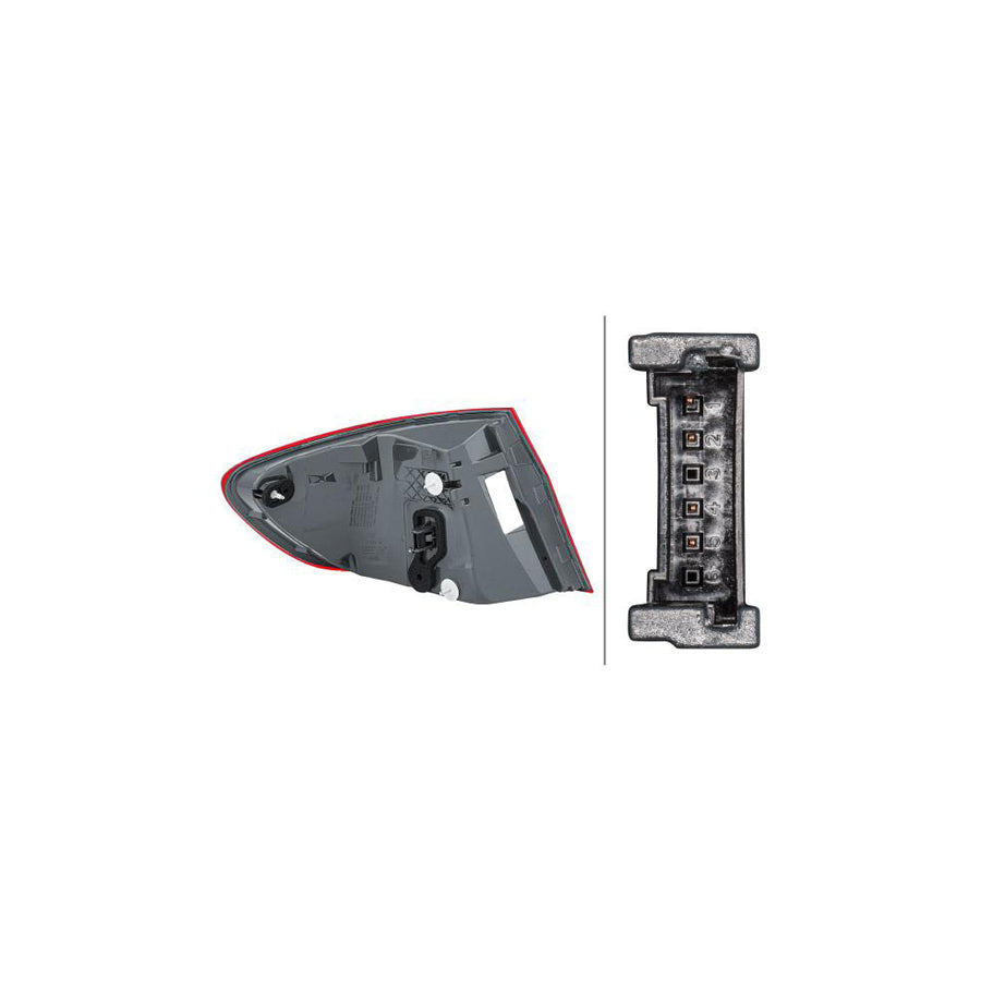 Hella 2SD 010 234-101 Rear Light