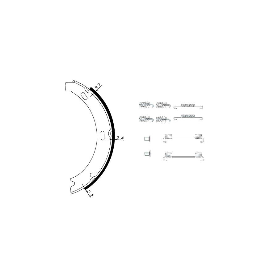 Hella 8MP 376 808-414 Water Pump