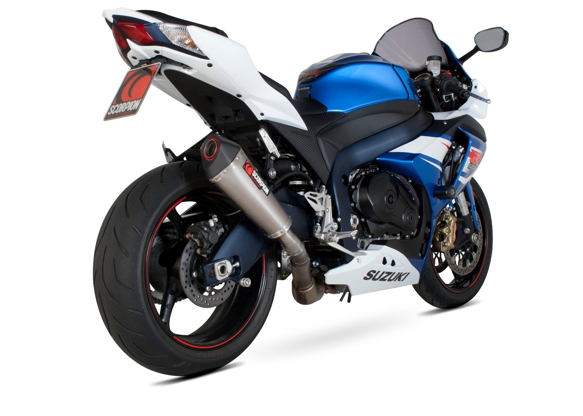Scorpion RSI111SEO Suzuki GSX-R1000 Serket Taper Slip-On - Brushed Stainless Steel Sleeve | ML Performance UK UK