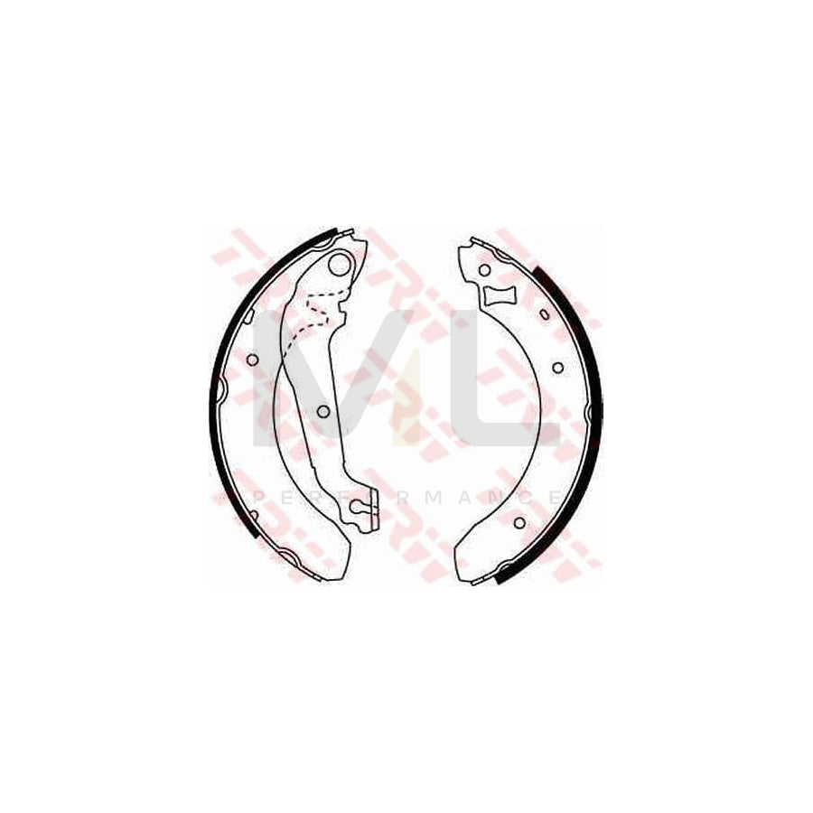 TRW GS6207 Brake Shoe Set