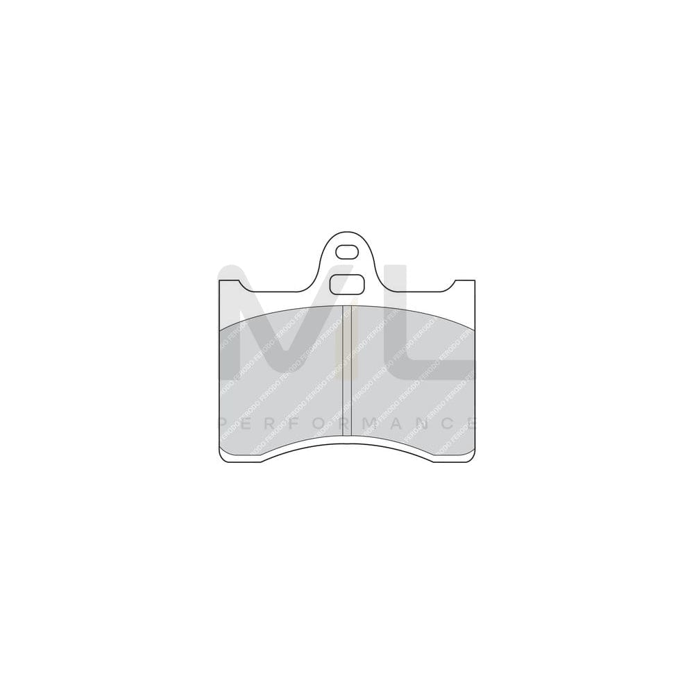 Ferodo Premier FDB196 Brake Pad Set Not Prepared for Wear Indicator