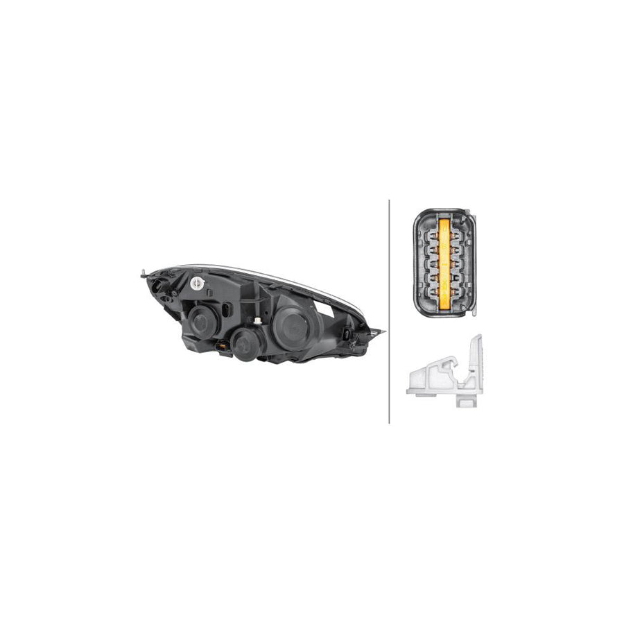 Hella 1EF 009 237-011 Headlight For Citro?n C4