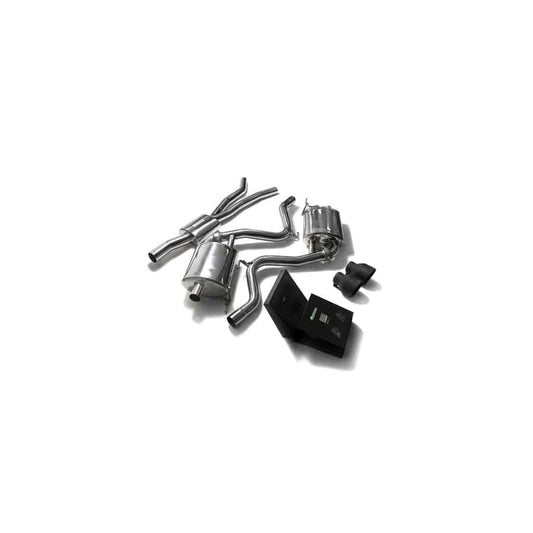 Armytrix FDM62-DS33M Valvetronic Exhaust System Ford Mustang 2.3L EcoBoost 2015-2022 with Dual Matte Black 4.5"