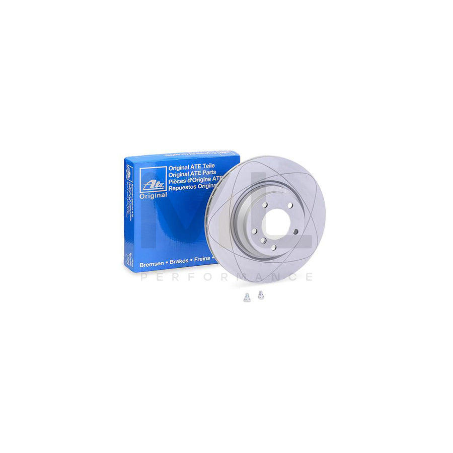 ATE PowerDisc 24.0324-0200.1 Brake Disc Vented, Coated, High-carbon, with bolts/screws  - 1 piece