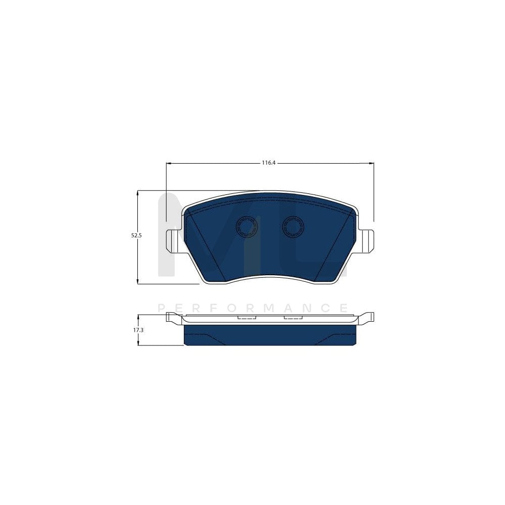 TRW Gdb3332Bte Brake Pad Set For Renault Zoe (Bfm_) Not Prepared For Wear Indicator, With Brake Caliper Screws, With Accessories