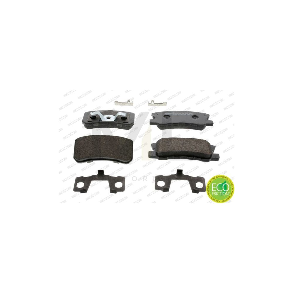 Ferodo Premier Eco Friction FDB1992 Brake Pad Set With Acoustic Wear Warning, With Piston Clip, Without Accessories