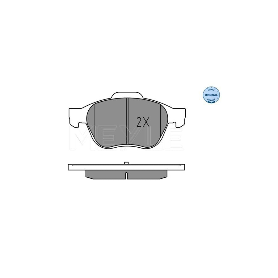 Meyle 025 239 9617/W Brake Pad Set For Toyota Avensis