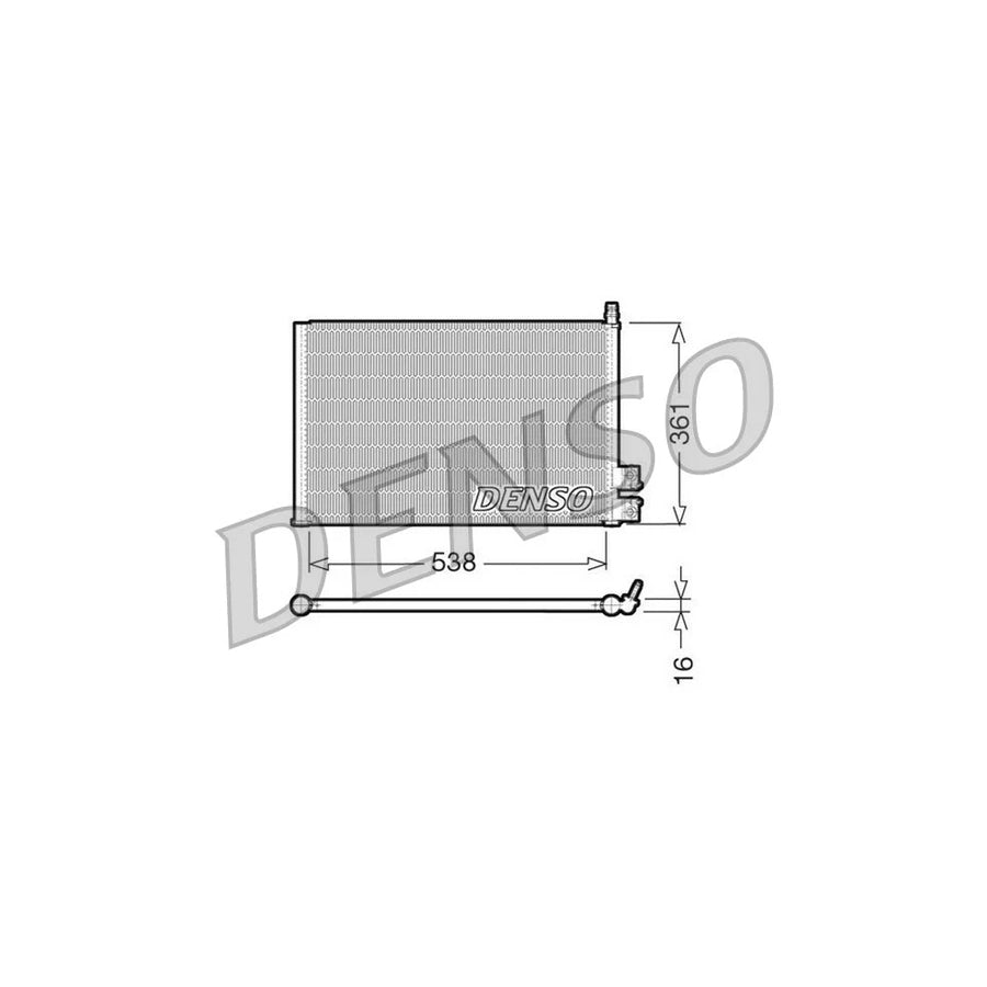 DENSO DCN10021 Air Conditioning Condenser
