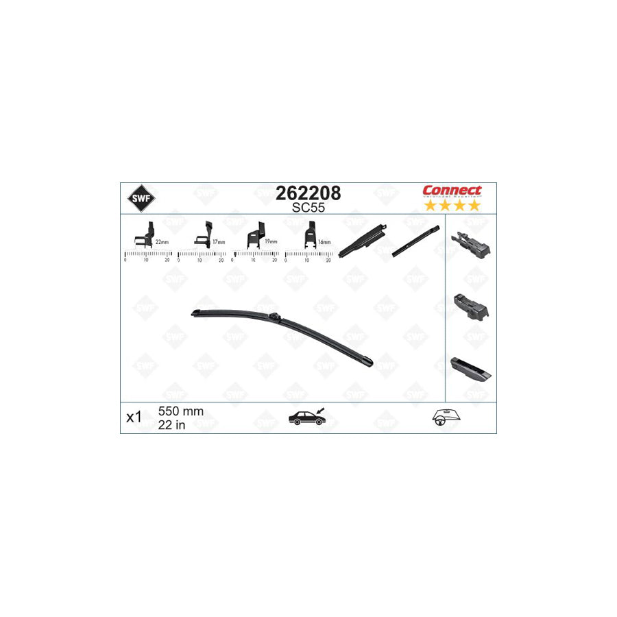 Swf Alternative Connect 262208 Wiper Blade