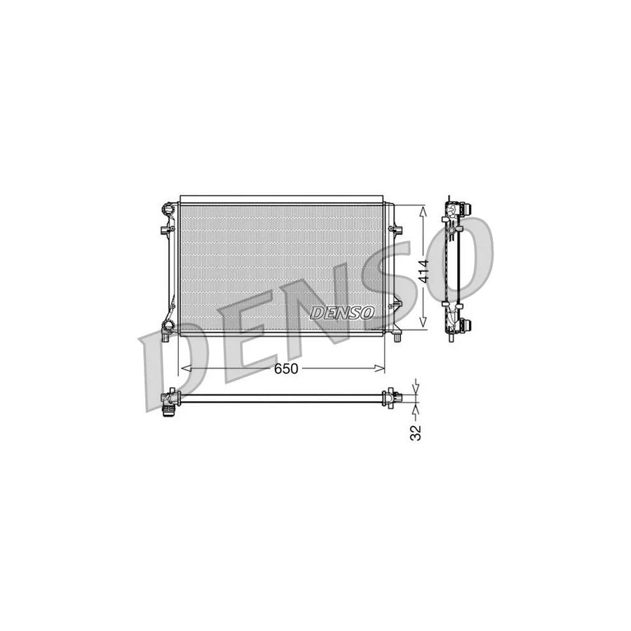 DENSO DRM32016 Engine Radiator