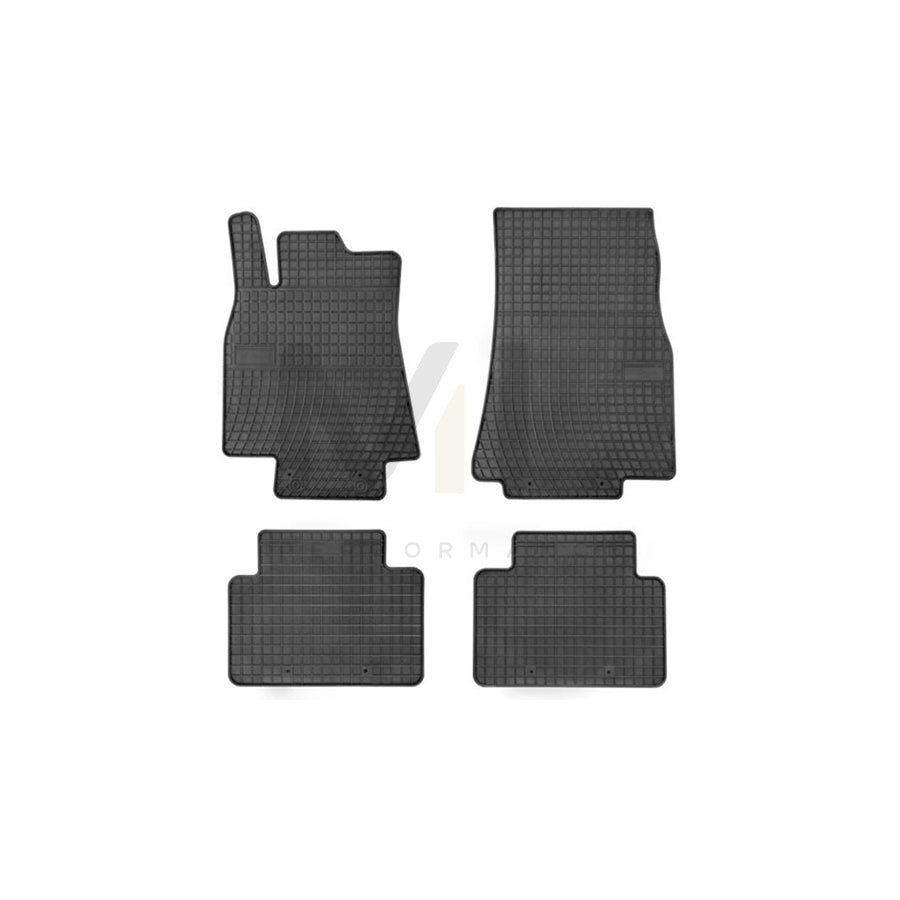 FROGUM Tailored 546375 Floor mat set suitable for MERCEDES-BENZ A-Class (W169) Elastomer, Front and Rear, Quantity: 4, Black, (LHD)