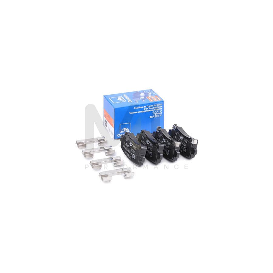 ATE Ceramic 13.0470-2755.2 Brake pad set with acoustic wear warning, with accessories