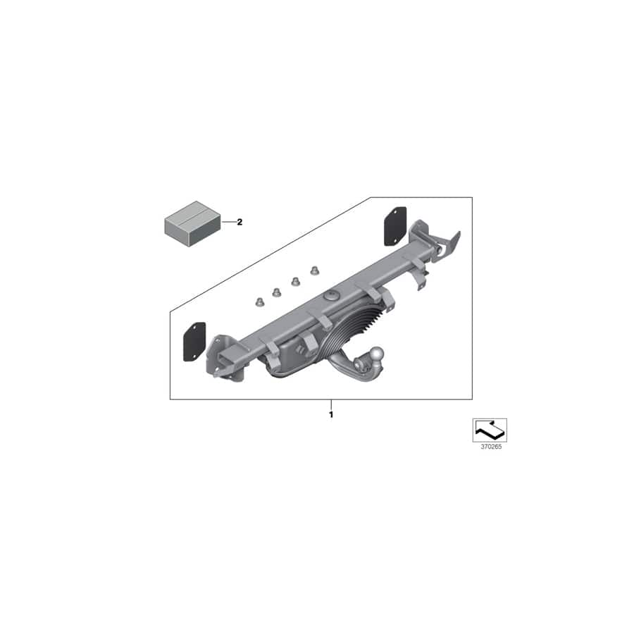 Genuine BMW 61148706212 G05 G07 Power Distribution Box, Rear HIGH (Inc. X5)