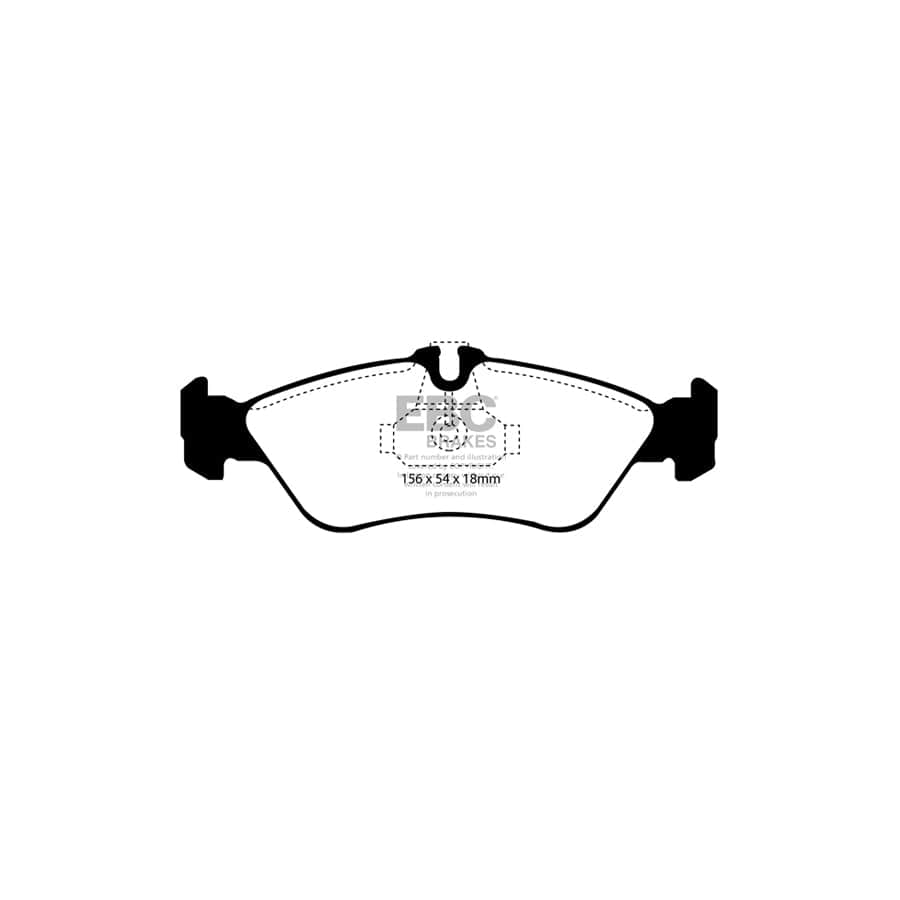EBC PD40K1229 Mercedes-Benz W463 Ultimax Pad & Plain Disc Kit - ATE Caliper 3 | ML Performance UK Car Parts