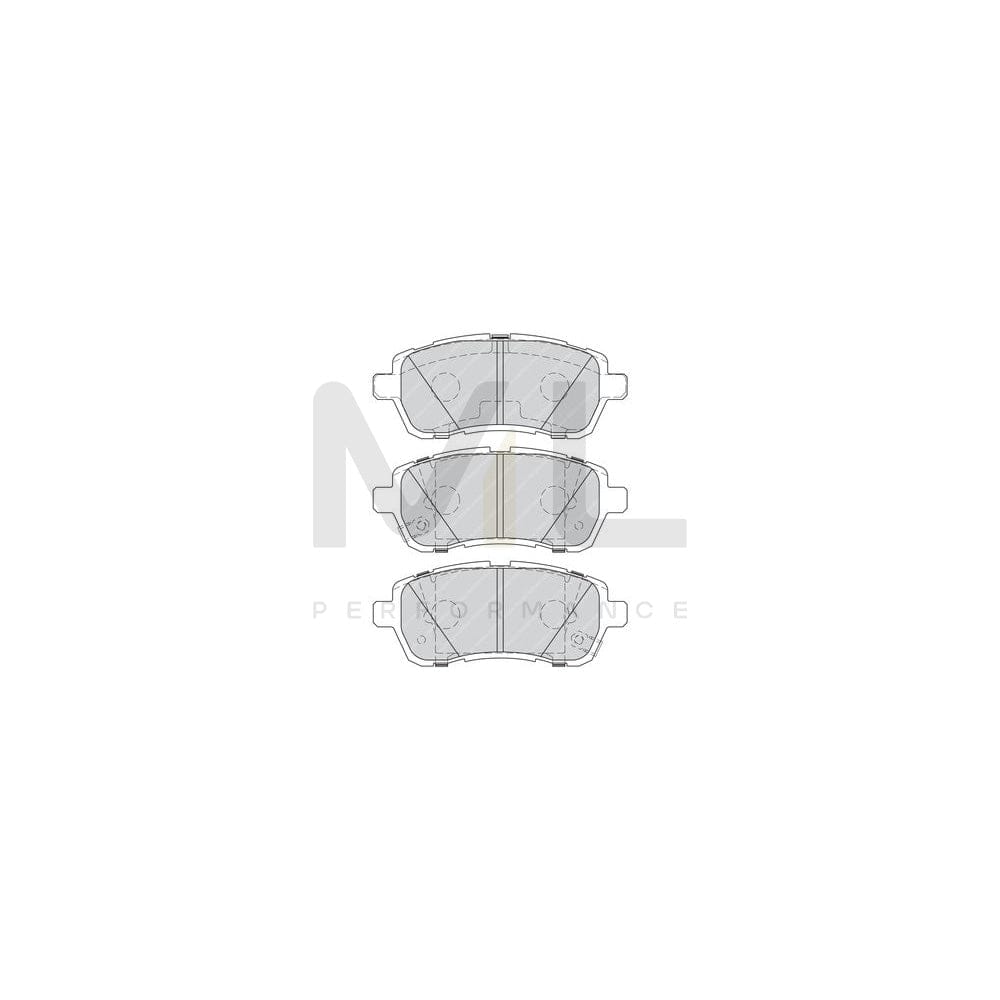 Ferodo Premier FDB4279 Brake Pad Set With Acoustic Wear Warning