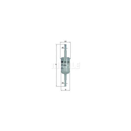 MAHLE ORIGINAL KL 15 Fuel filter In-Line Filter | ML Performance Car Parts