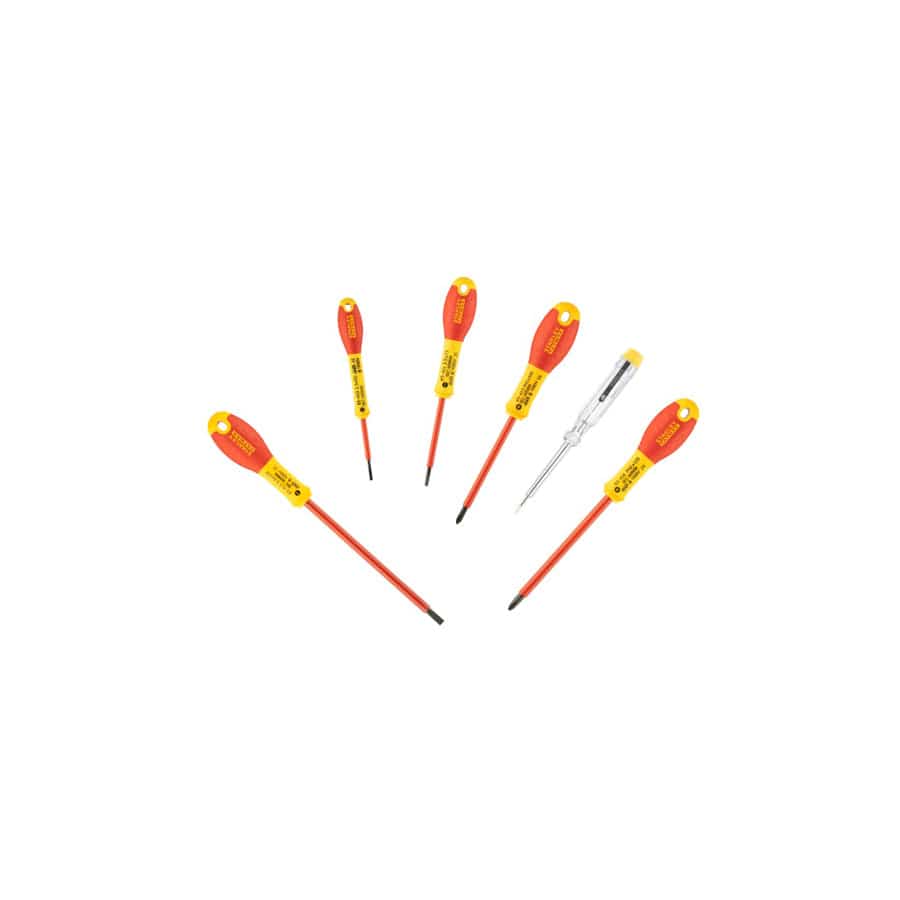 STANLEY® STA065441 FatMax® VDE Insulated Screwdriver Set, 6 Piece