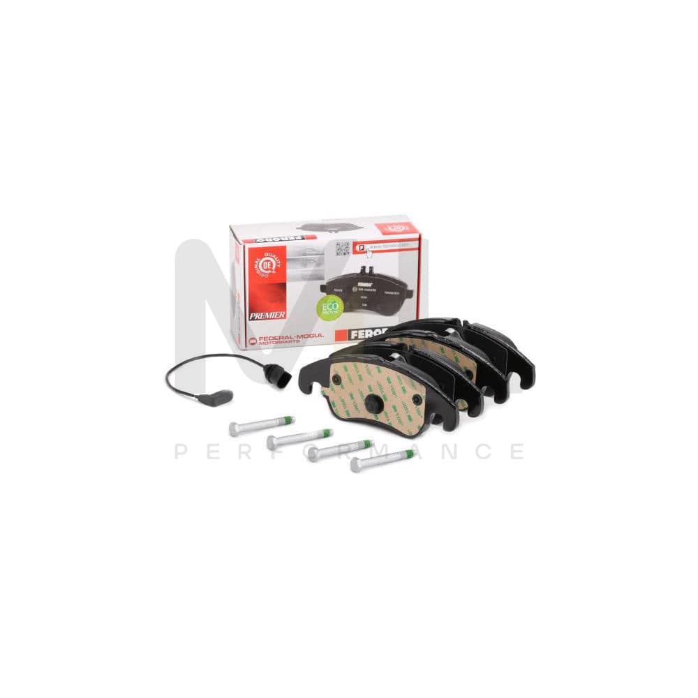 Ferodo Premier Eco Friction FDB4044 Brake Pad Set Incl. Wear Warning Contact, With Piston Clip, With Accessories