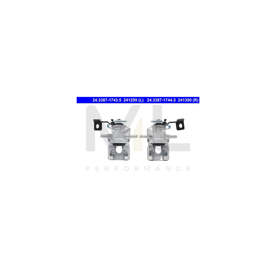 ATE 24.3387-1744.5 Brake Caliper without holder