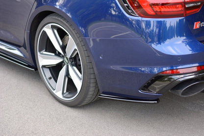 Maxton Design Audi RS4 B9 Avant Rear Side Splitters