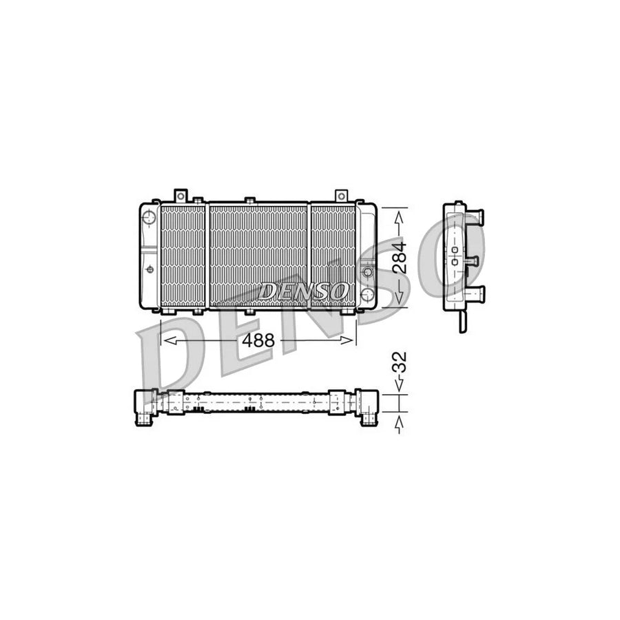 DENSO DRM27001 Engine Radiator