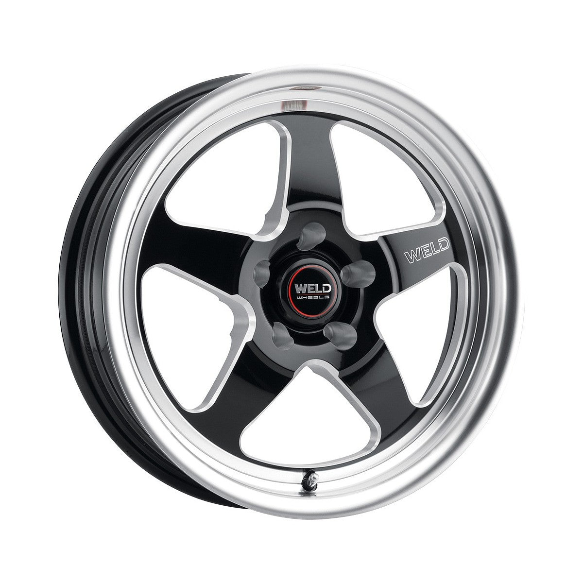 Weld S15588071P05 Ventura Drag S155 Wheel 18x8 5x115 ET5 BS4.7 Gloss Black MIL - DIA