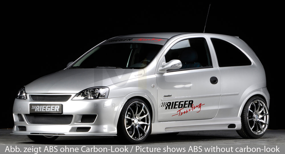 Rieger 00099312 Opel Corsa C Side Skirt 3 | ML Performance UK Car Parts