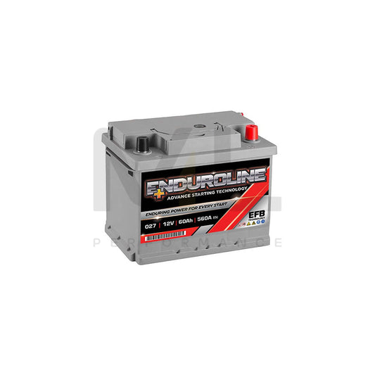 Enduroline 027 EFB Start Stop Car Battery 60Ah
