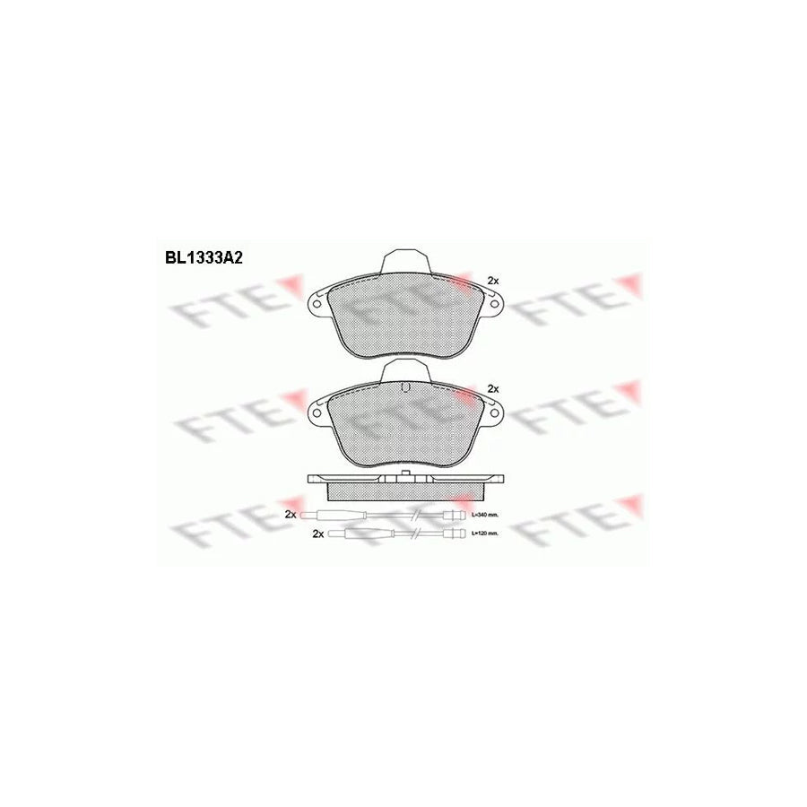 FTE Bl1333A2 Brake Pad Set