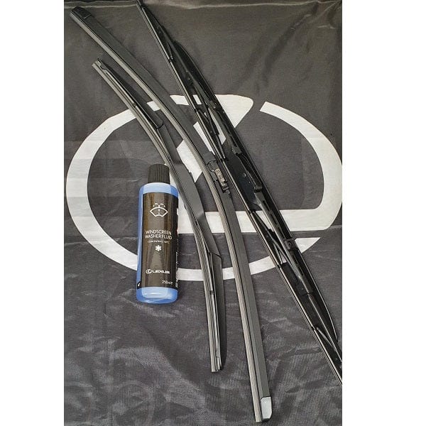 Genuine Lexus LSP4 LS Wiper Set Plus Screen Wash Top Up