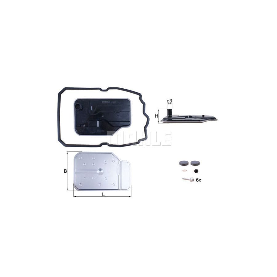 Mahle Original Hx 230 Kit Hydraulic Filter, Automatic Transmission | ML Performance UK Car Parts