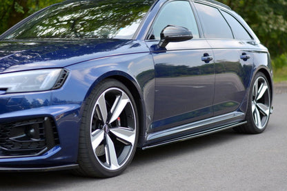 Maxton Design Audi RS4 B9 Side Skirts Diffusers