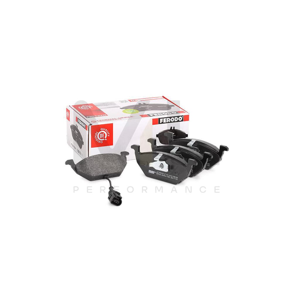 Ferodo Premier Eco Friction FDB1398 Brake Pad Set Incl. Wear Warning Contact, With Piston Clip, Without Accessories