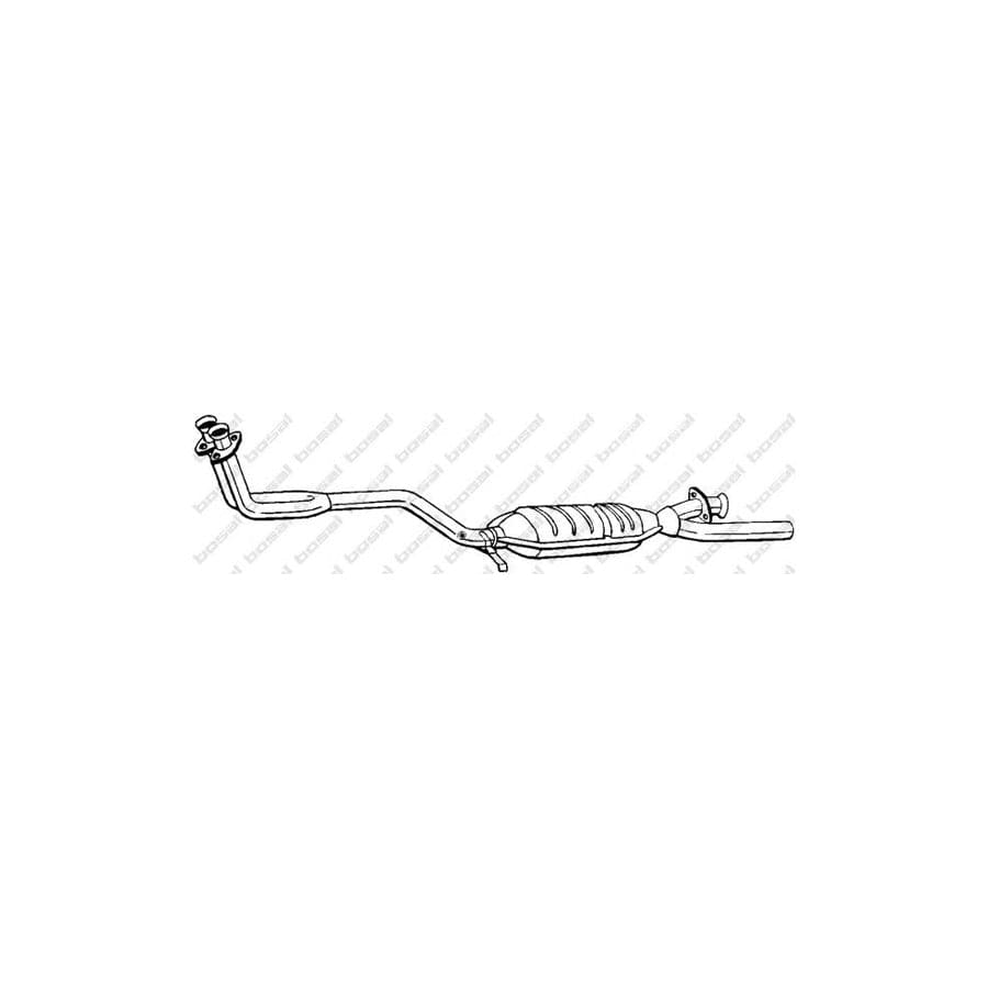 Bosal 099-491 Catalytic Converter Suitable for Mercedes-Benz 190 (W201)