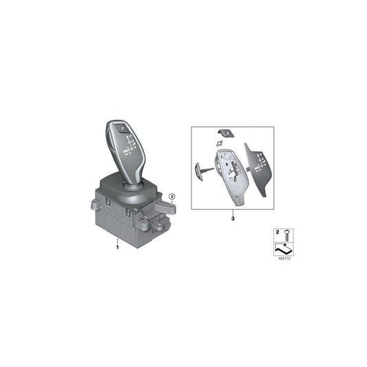 Genuine BMW 61319458751 G31 G30 G32 Gear Selector Switch (Inc. 630iX, M550dX & 630d)
