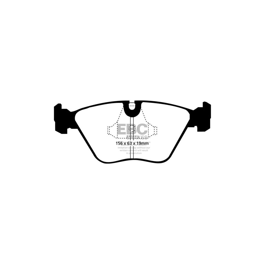 EBC PD12KF376 Alpina Roadster S (E85) Redstuff Front Brake Pad & GD Disc Kit - ATE Caliper 2 | ML Performance UK Car Parts
