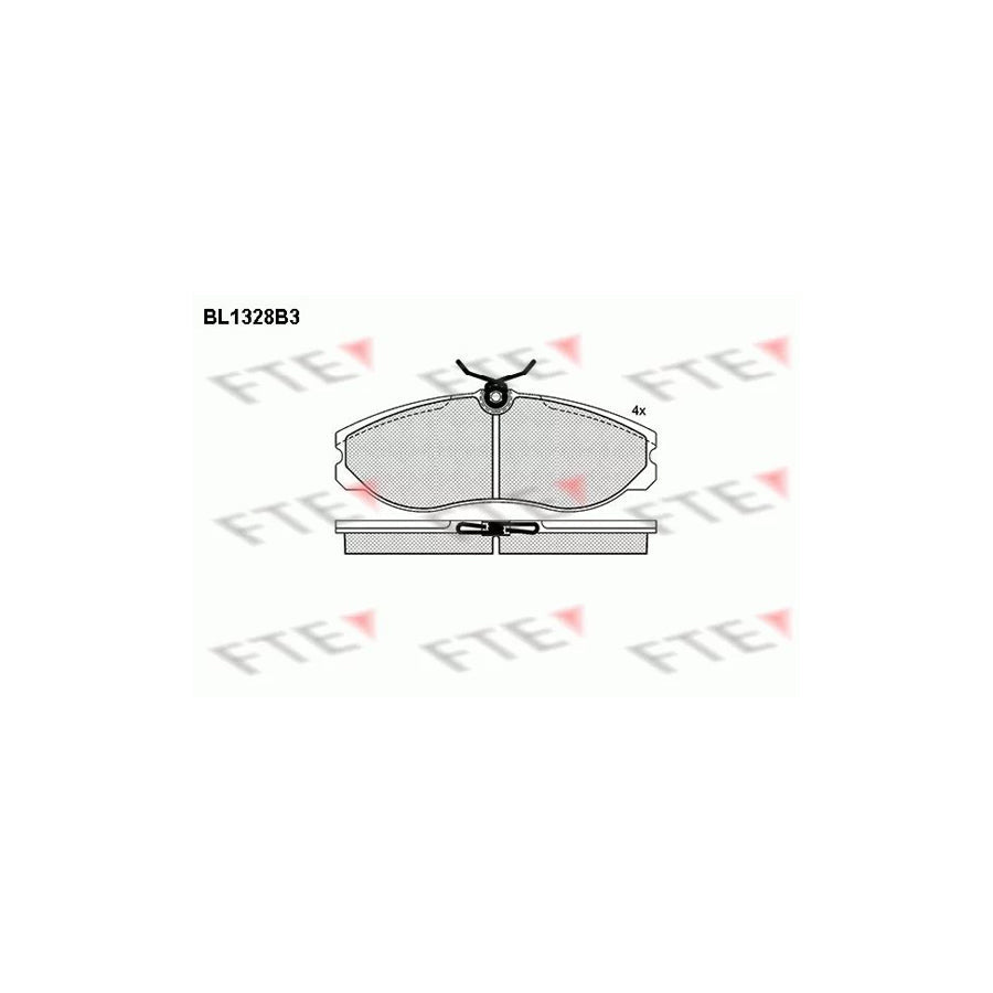 FTE Bl1328B3 Brake Pad Set