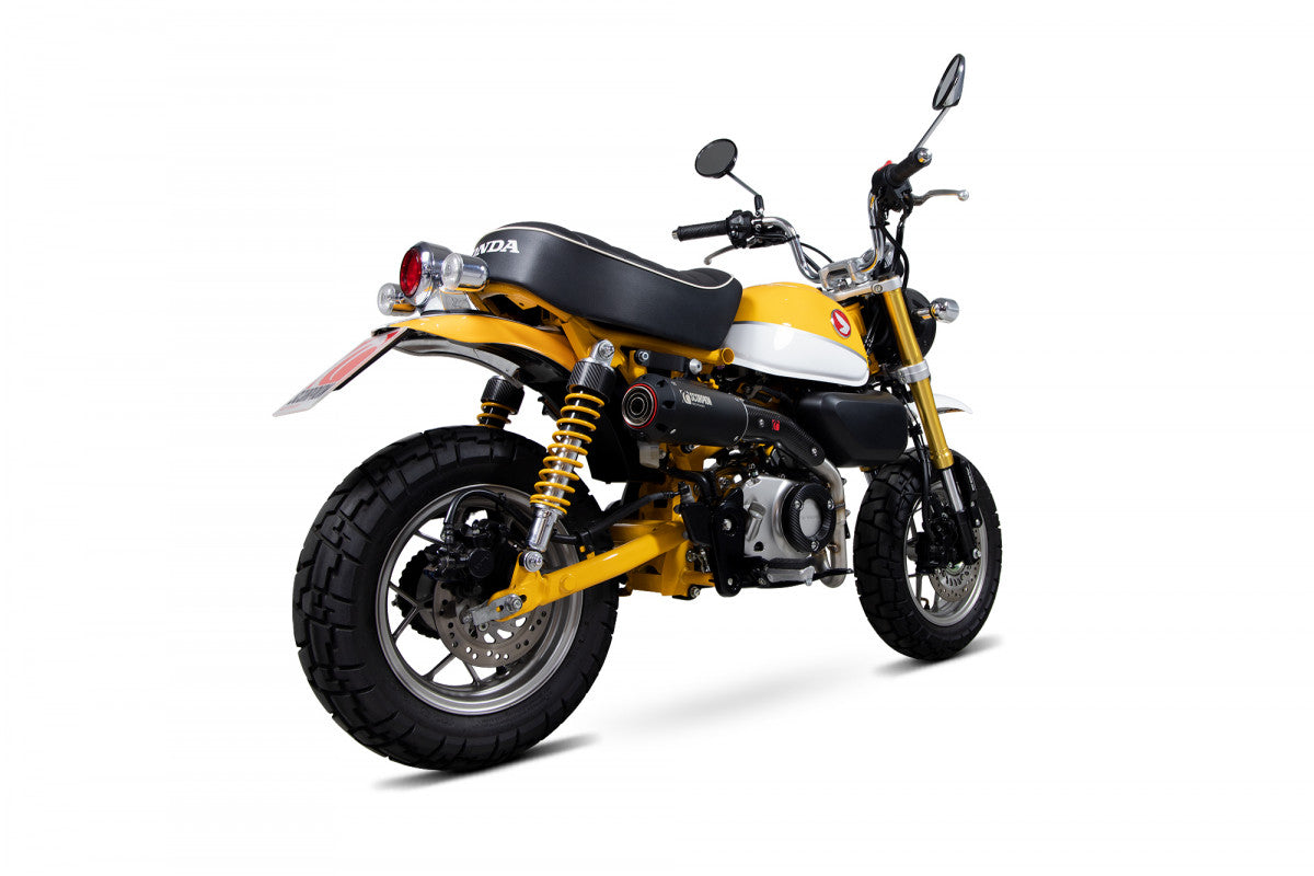 Scorpion PHA193SYSBCER Honda Monkey Red Power Full System - Black Ceramic Coated Sleeve | ML Performance UK UK