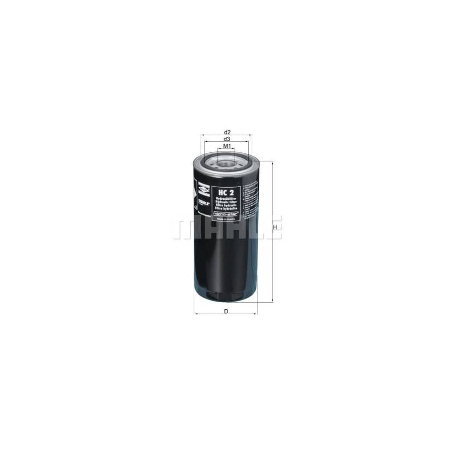Mahle Original HC2 Hydraulic Filter, Automatic Transmission | ML Performance UK Car Parts