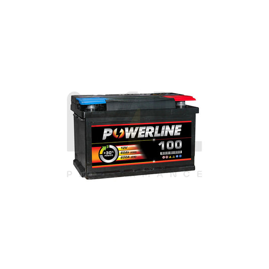 Powerline 100 Car Battery 12V