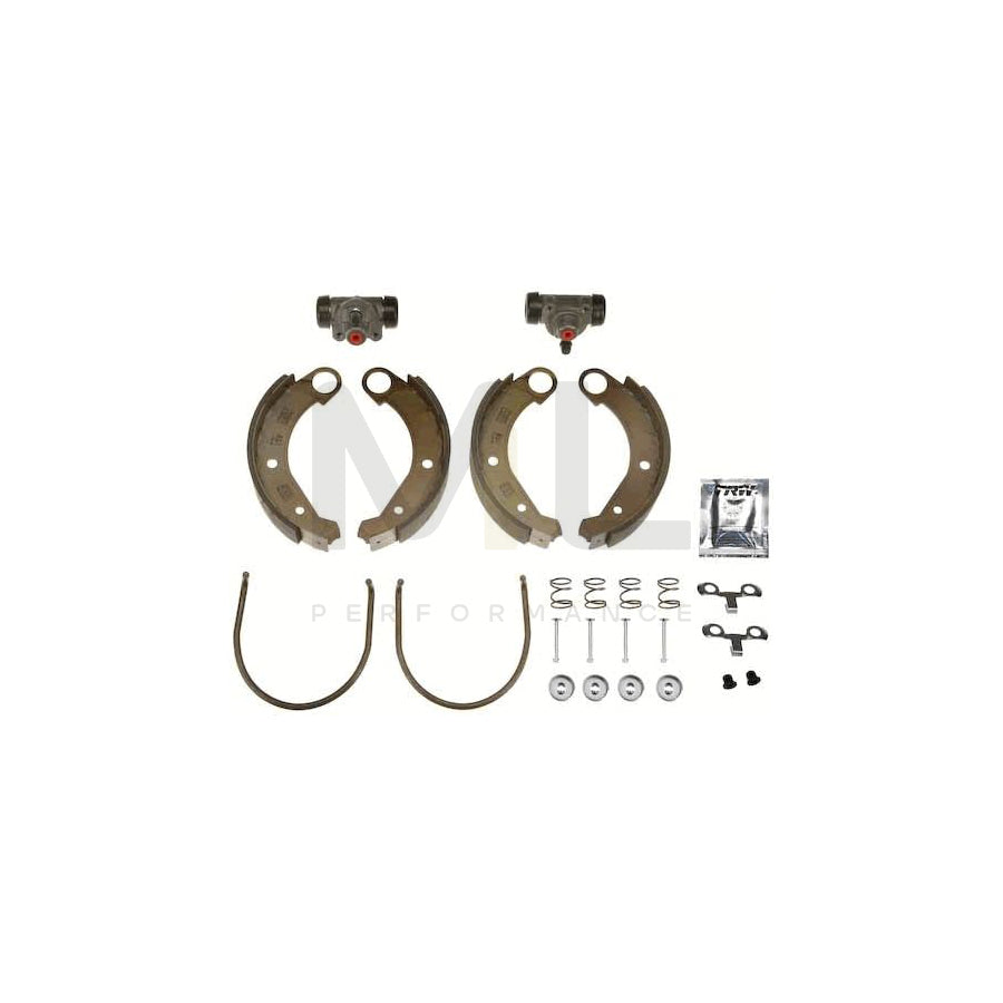TRW Brake Kit BK1102 Brake Shoe Set with wheel brake cylinder